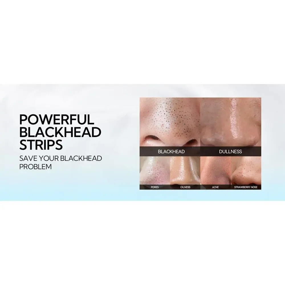 LANBENA Nose Strips for Blackheads (1.76 Oz), 100 Pcs Nose Plants Pore Strips, B